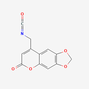 molecular formula C12H7NO5 B1417958 4-Isocyanatomethyl-6,7-methylenedioxycoumarin CAS No. 97744-89-3