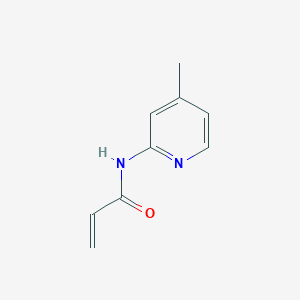 molecular formula C9H10N2O B14179715 2-Propenamide, N-(4-methyl-2-pyridinyl)- CAS No. 919004-98-1