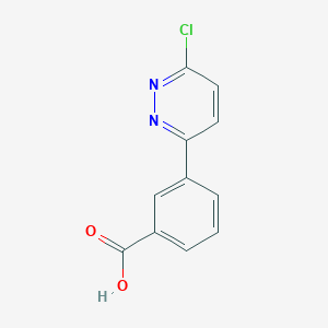 3-(6-Chloropyridazin-3-yl)benzoic acid