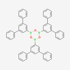 molecular formula C54H39B3O3 B1417979 2,4,6-Tris(m-terphenyl-5'-yl)boroxin CAS No. 909407-14-3