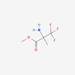 molecular formula C5H8F3NO2 B1417989 Methyl 2-amino-3,3,3-trifluoro-2-methylpropanoate CAS No. 87492-64-6