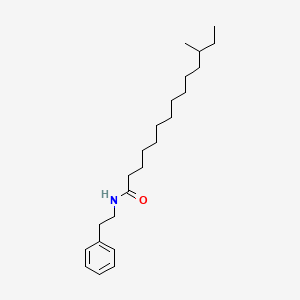 molecular formula C23H39NO B14179943 12-Methyl-N-(2-phenylethyl)tetradecanamide CAS No. 921607-15-0