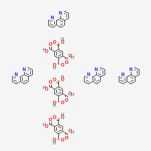 molecular formula C78H50N8O24 B14179962 Benzene-1,2,4,5-tetracarboxylic acid;1,10-phenanthroline CAS No. 928614-35-1