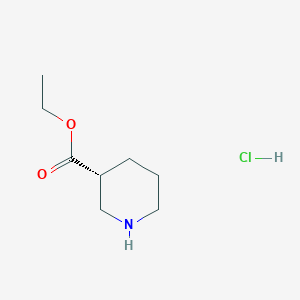 molecular formula C8H16ClNO2 B1418001 (R)-Ethyl piperidine-3-carboxylate hydrochloride CAS No. 37675-19-7
