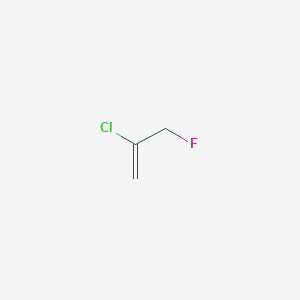 molecular formula C3H4ClF B1418002 2-氯-3-氟丙-1-烯 CAS No. 32804-07-2