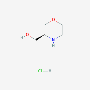 molecular formula C5H12ClNO2 B1418004 (S)-morpholin-3-ylmethanol hydrochloride CAS No. 218594-79-7