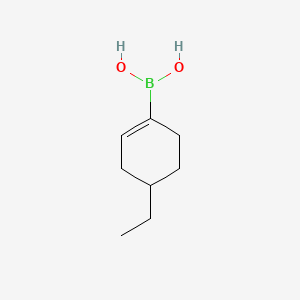 molecular formula C8H15BO2 B1418009 (4-Ethylcyclohex-1-en-1-yl)boronic acid CAS No. 871329-72-5