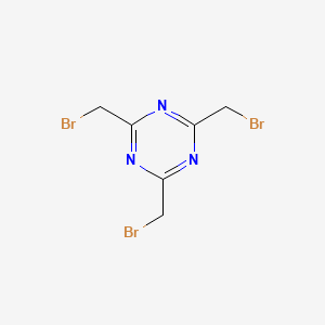 molecular formula C6H6Br3N3 B14180096 2,4,6-Tris(bromomethyl)-1,3,5-triazine CAS No. 30361-99-0