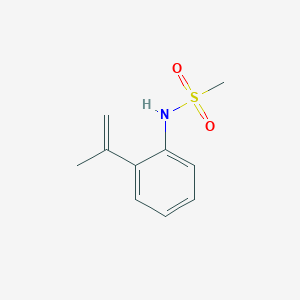 molecular formula C10H13NO2S B14180129 N-[2-(Prop-1-en-2-yl)phenyl]methanesulfonamide CAS No. 918297-94-6