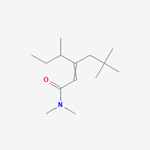 molecular formula C14H27NO B14180134 3-(Butan-2-yl)-N,N,5,5-tetramethylhex-2-enamide CAS No. 922177-85-3