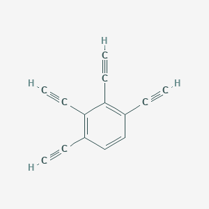 molecular formula C14H6 B14180137 1,2,3,4-Tetraethynylbenzene CAS No. 920754-85-4