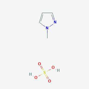 molecular formula C4H8N2O4S B14180171 1-Methylpyrazole;sulfuric acid CAS No. 917872-09-4