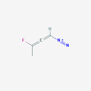 molecular formula C4H4FN2+ B14180191 3-Fluorobuta-1,2-diene-1-diazonium CAS No. 918108-35-7
