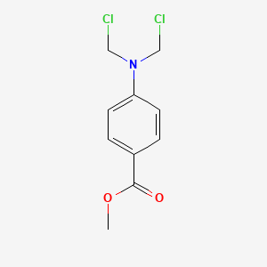 molecular formula C10H11Cl2NO2 B14180257 Methyl 4-[bis(chloromethyl)amino]benzoate CAS No. 922499-00-1