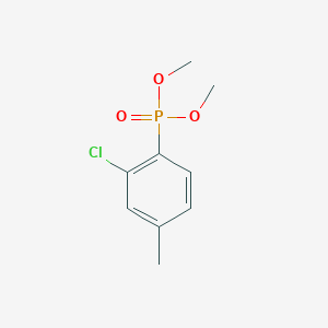 molecular formula C9H12ClO3P B14180308 Dimethyl (2-chloro-4-methylphenyl)phosphonate CAS No. 920266-97-3