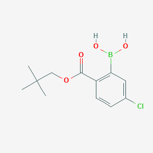 B1418032 (5-Chloro-2-[(2,2-dimethylpropoxy)carbonyl]phenyl)boronic acid CAS No. 1315476-05-1