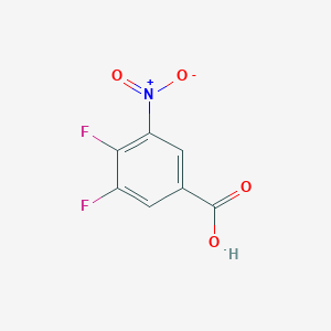 molecular formula C7H3F2NO4 B1418034 3,4-Difluoro-5-nitrobenzoic acid CAS No. 1121583-51-4