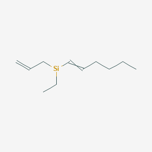 molecular formula C11H21Si B14180355 Allyl(ethyl)-(hexenyl)silane 