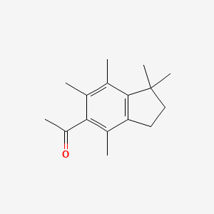 molecular formula C16H22O B14180468 Matridin-15-one, 11,12,13,14-tetrahydro- CAS No. 6682-66-2