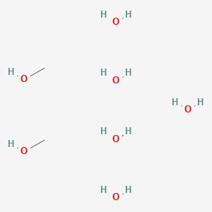 molecular formula C2H18O7 B14180514 Methanol;pentahydrate CAS No. 921771-25-7