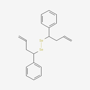 molecular formula C20H22Se2 B14180703 Diselenide, bis(1-phenyl-3-butenyl) CAS No. 854278-43-6