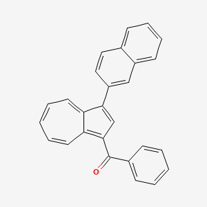 molecular formula C27H18O B14180722 [3-(Naphthalen-2-yl)azulen-1-yl](phenyl)methanone CAS No. 916584-45-7
