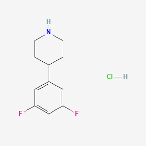 molecular formula C11H14ClF2N B1418074 4-(3,5-Difluorophenyl)Piperidine Hydrochloride CAS No. 1004618-89-6