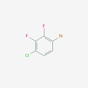 molecular formula C6H2BrClF2 B1418076 4-氯-2,3-二氟溴苯 CAS No. 1000574-47-9