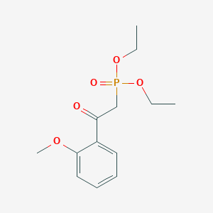 molecular formula C13H19O5P B14180786 Diethyl [2-(2-methoxyphenyl)-2-oxoethyl]phosphonate CAS No. 858644-28-7