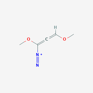 molecular formula C5H7N2O2+ B14180851 1,3-Dimethoxypropadiene-1-diazonium CAS No. 918108-37-9