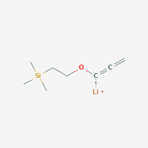 molecular formula C8H15LiOSi B14180858 lithium;trimethyl(2-propa-1,2-dienoxyethyl)silane CAS No. 852210-46-9