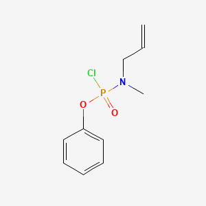 molecular formula C10H13ClNO2P B14180898 Phenyl N-methyl-N-prop-2-en-1-ylphosphoramidochloridate CAS No. 920526-10-9