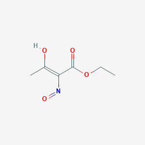 molecular formula C6H9NO4 B1418093 Ethyl 2-(hydroxyimino)-3-oxobutanoate CAS No. 5408-04-8