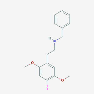 molecular formula C17H20INO2 B14180993 N-Benzyl-2-(4-iodo-2,5-dimethoxyphenyl)ethan-1-amine CAS No. 919797-18-5