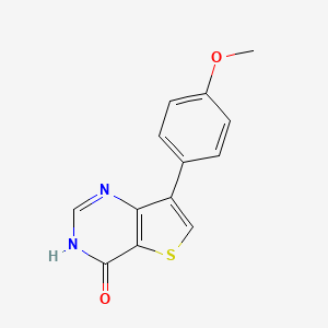 B1418111 7-(4-methoxyphenyl)thieno[3,2-d]pyrimidin-4(3H)-one CAS No. 827614-34-6