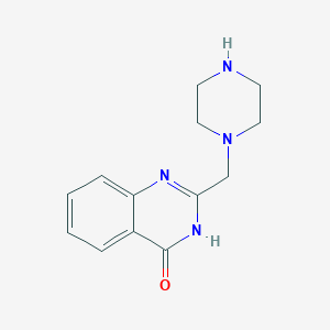 molecular formula C13H16N4O B1418115 2-Piperazin-1-ylmethyl-3H-quinazolin-4-one CAS No. 725690-23-3