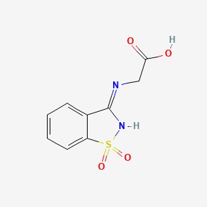 (1,1-Dioxo-1H-1lambda*6*-benzo[d]isothiazol-3-ylamino)-acetic acid