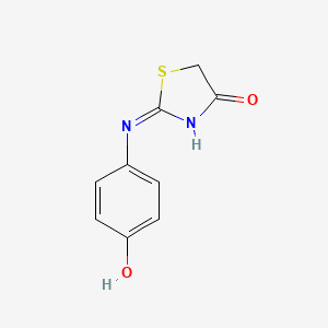 2-[(4-hydroxyphenyl)amino]-1,3-thiazol-4(5H)-one