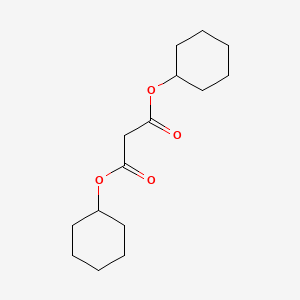 molecular formula C15H24O4 B14181224 Dicyclohexyl malonate CAS No. 1152-57-4