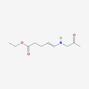 molecular formula C10H17NO3 B14181269 Ethyl 5-[(2-oxopropyl)amino]pent-4-enoate CAS No. 928255-93-0