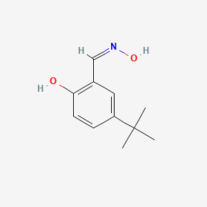 molecular formula C11H15NO2 B1418133 5-(Tert-butyl)-2-hydroxybenzenecarbaldehyde oxime CAS No. 50849-50-8