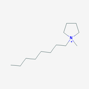 molecular formula C13H28N+ B14181336 1-Methyl-1-octylpyrrolidin-1-ium CAS No. 867212-80-4