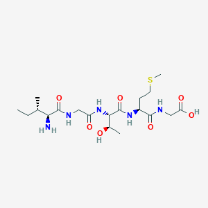 molecular formula C19H35N5O7S B14181574 L-Isoleucylglycyl-L-threonyl-L-methionylglycine CAS No. 915780-14-2