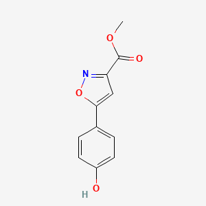 Methyl 5-(4-hydroxyphenyl)isoxazole-3-carboxylate