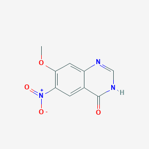 molecular formula C9H7N3O4 B1418163 7-methoxy-6-nitroquinazolin-4(3H)-one CAS No. 1012057-47-4