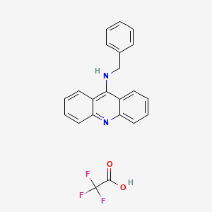 molecular formula C22H17F3N2O2 B14181673 N-benzylacridin-9-amine;2,2,2-trifluoroacetic acid CAS No. 920746-89-0