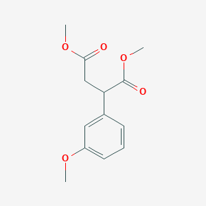 molecular formula C13H16O5 B14181689 Dimethyl 2-(3-methoxyphenyl)butanedioate CAS No. 918866-91-8