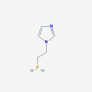molecular formula C5H9N2P B14181702 1-(2-Phosphanylethyl)-1H-imidazole CAS No. 923271-58-3