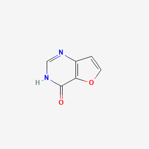 molecular formula C6H4N2O2 B1418173 呋喃[3,2-d]嘧啶-4(3H)-酮 CAS No. 655255-08-6