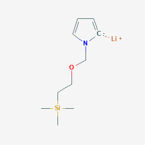 molecular formula C10H18LiNOSi B14181737 lithium;trimethyl-[2-(2H-pyrrol-2-id-1-ylmethoxy)ethyl]silane CAS No. 852380-66-6